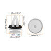 BMW E46 E90 F30 X5 X3 E60 20 x Plastic White Retainer Clips