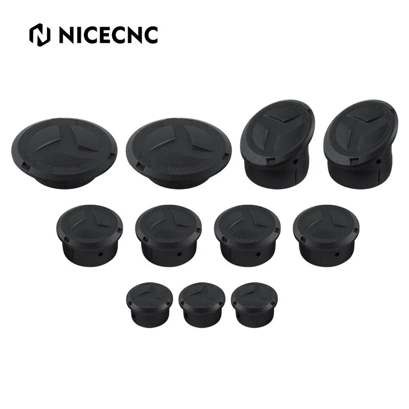 BMW R 1250 GS / GS Adventure 11 x Frame Hole Cover Caps (2019-2023)