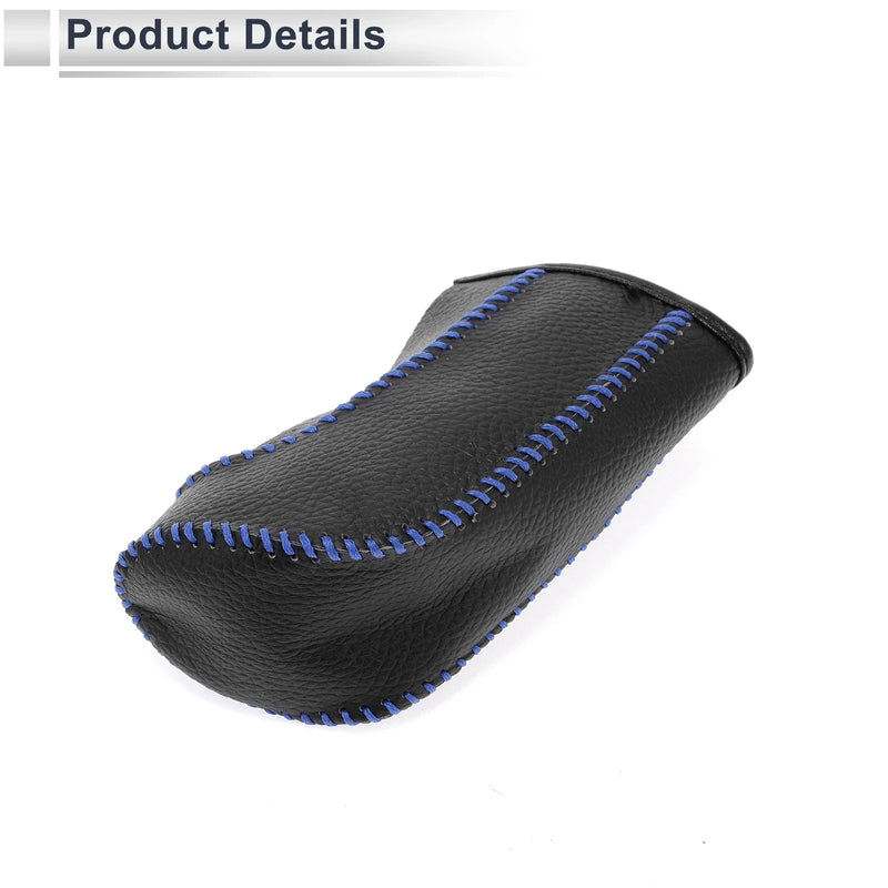 Nissan Tiida (2004-2012) Pebbled Black Blue 1 Pc Gear Shift Knob Cover