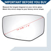 Honda Accord Heated Left Side Mirror Glass (2008-2012)