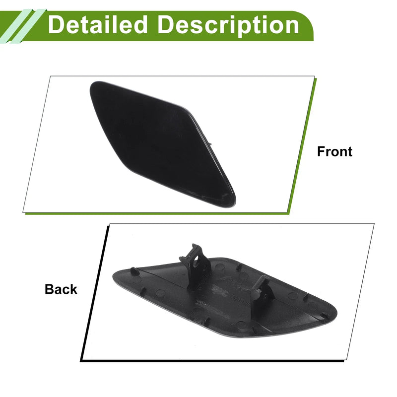 Porsche Cayenne Black Right Washer Nozzle Cover Cap (2011-2014)