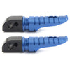 Street Scrambler 900 T100 T120 Blue Aluminum Rear Footrests (2016-2023)