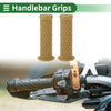 Motorcycle Handlebar End Grips TPU Khaki 25mm Hand Grips Cover