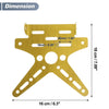 Make Model Plate Mount / 26×10 mm / Aluminum Alloy Yellow Hole