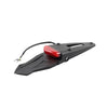 Off-Road Motocross Dirt Bike Rear Tail Light Brake Lamp (Black & Red)