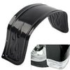 Harley Touring Electra Glide Softail Black Front Fender Trim Skirt (80-13)