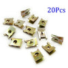 Car Fastener Clips / 20pcs / U-Type Mount