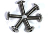 Yamaha R1 / R6 10x Tête de fourche boulons M6x20mm boîtier bombée bouton inox
