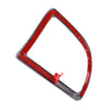 Toyota Corolla 2 x Blue Console Air Vent Trim Frames (2014-2017)