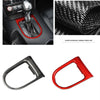 Ford Mustang (2015-2023) Red Carbon Fiber Gear Shifter Panel Trim