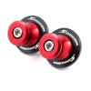 BMW S1000R S1000RR (2014-2018) Red Swingarm Spools 2 x M8 Screws