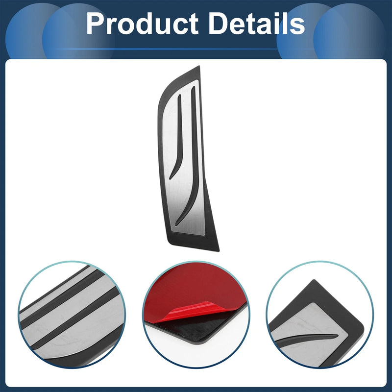 BMW 2 Series (2014-2019) Silver Tone Footrest Pedal Cover