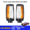 Corner Lights Turn Lamp Black Pair Fits Mitsubishi Triton L200 ME MF 1987-96