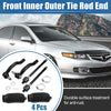 Toyota 6pcs Front Inner Outer Tie Rod End Links