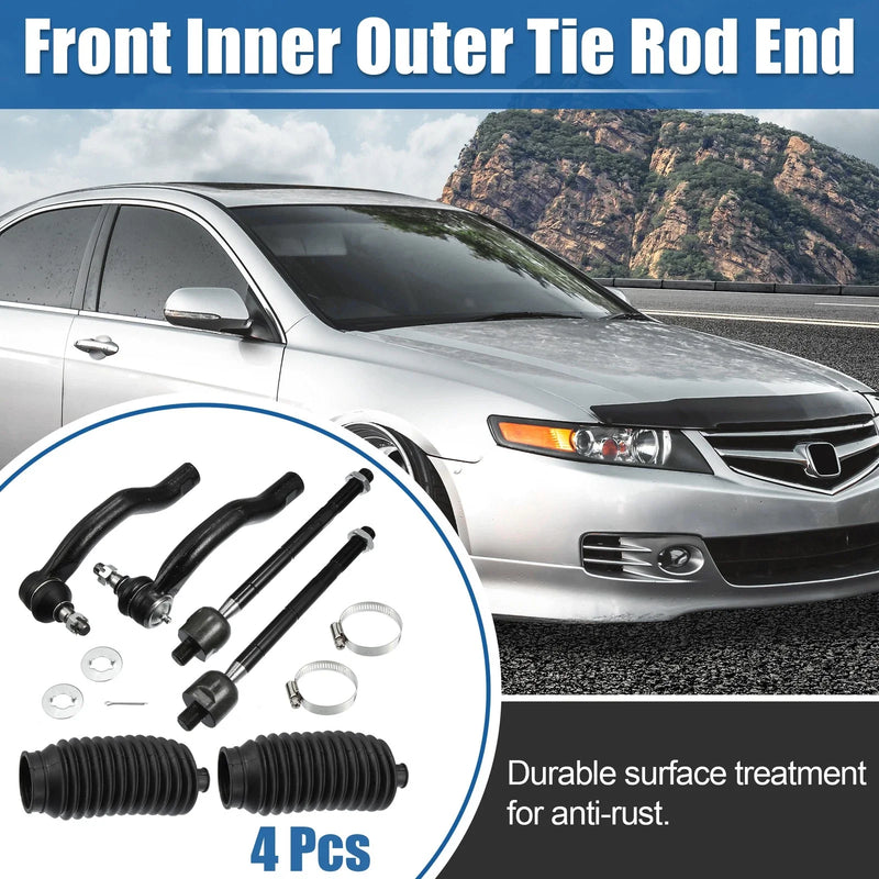 Toyota 6pcs Front Inner Outer Tie Rod End Links