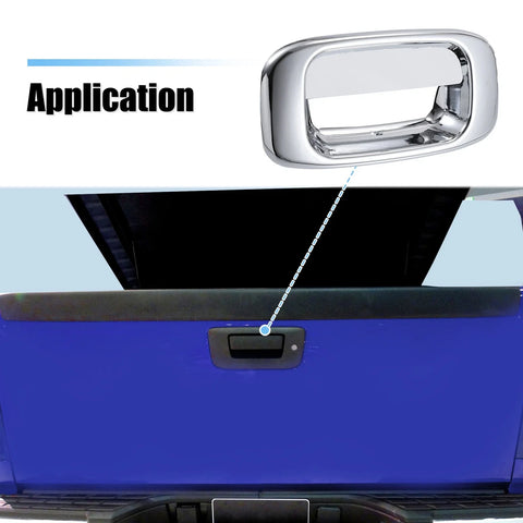 Chevrolet GMC 1 Set Chrome Tailgate Handle & Bezel