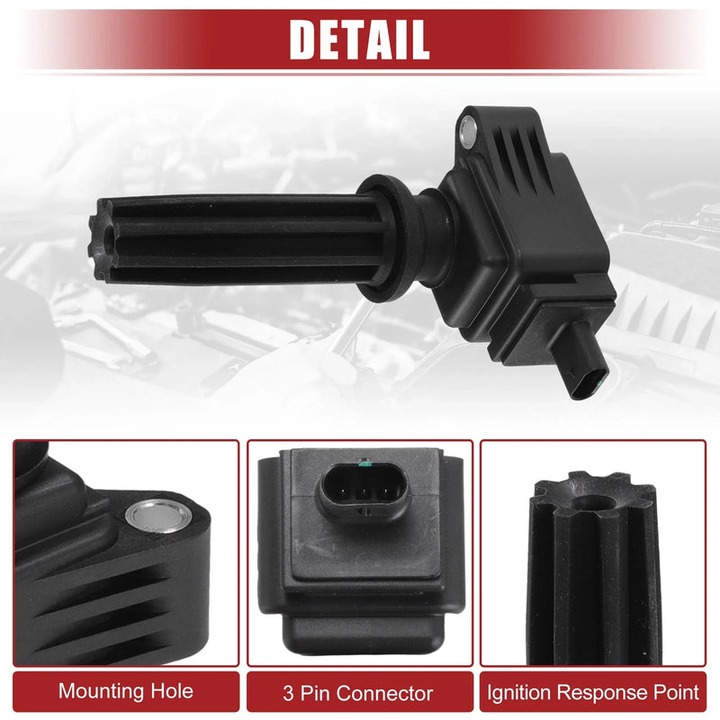 Ford Edge (2012-2018) - High Performance Black 4 x Ignition Coils