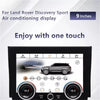 Land Rover Discovery Sport 9 Inch AC Climate Touch Control Screen (2020-2022)