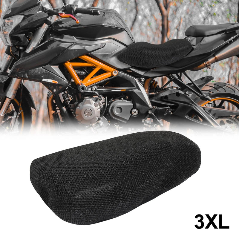 Seat Cover / 96x56cm / Anti Slip 3D Mesh Fabric Seat Breathable Black