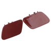 BMW X5 Red Front Bumper Headlamp Washer Cover Caps (2007-2012)