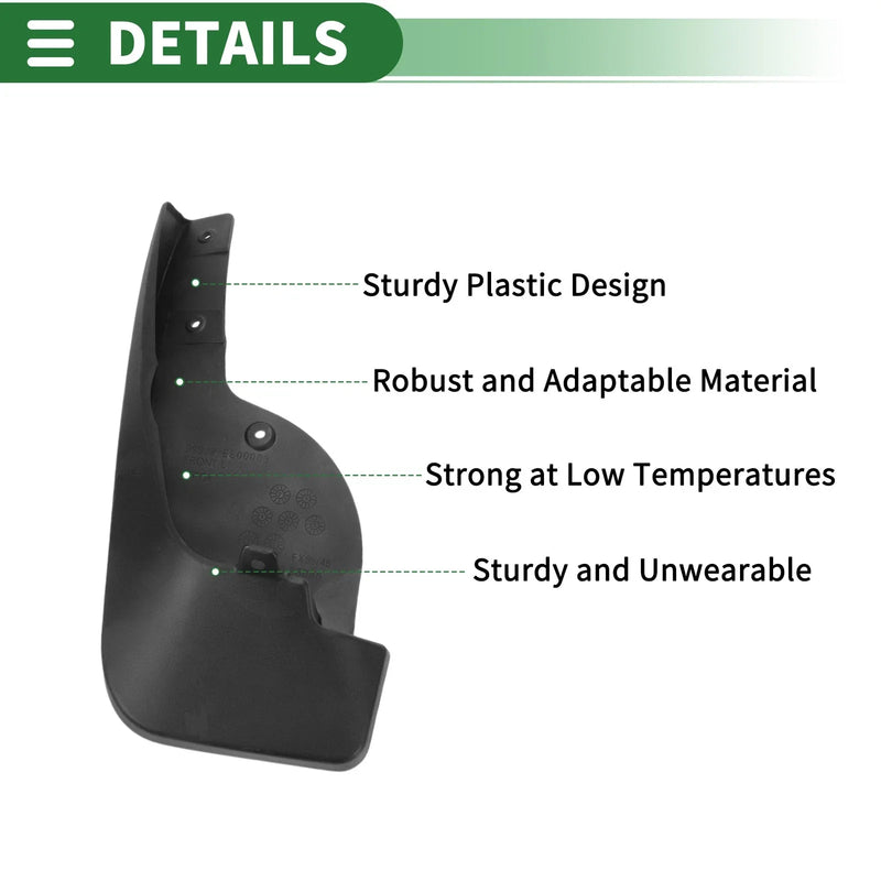 Infiniti FX35 Mud Flaps & Splash Guards Front & Rear (2004 - 2008)