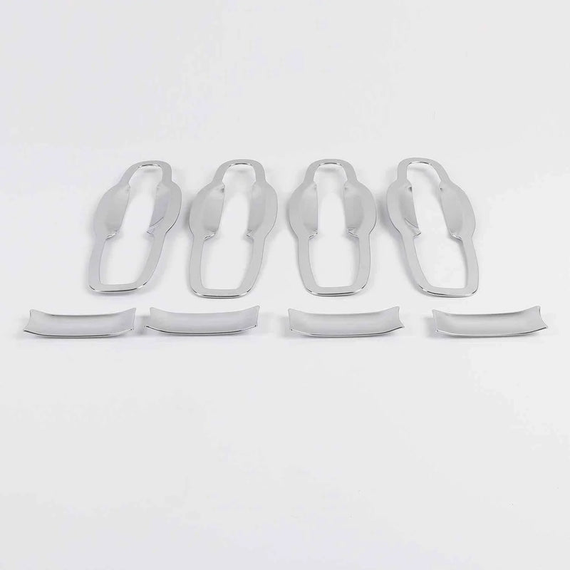 Dodge Journey (2009-2020) 8 x pcs ABS Chrome Door Handle Bowl Lid Cover Trim