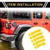 Jeep Gladiator JT (2020-2021) - 1 Set Yellow Door Tailgate Handle Cover
