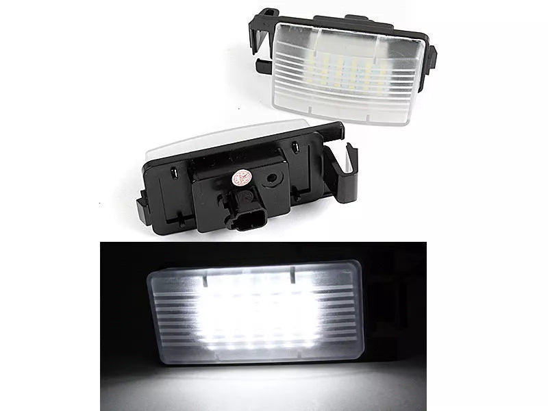 Nissan Versa, GT-R, Cube, 350Z, G35, G37 LED License Plate Lights (2007-2023)