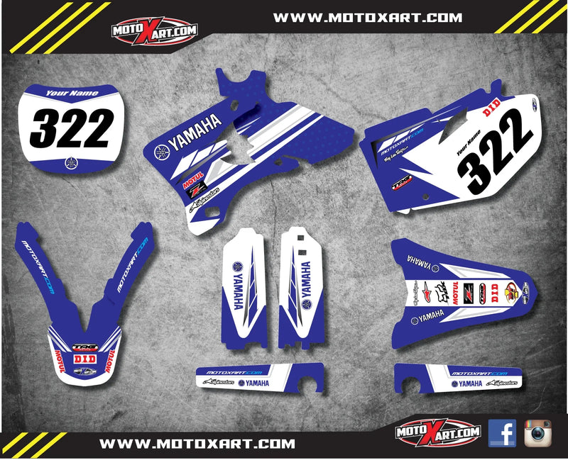 Yamaha YZ 250F (2003-2005) Stickers Custom Graphic Kit