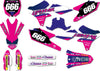 Yamaha YZF 250 (2014-2018) - Active Pink Style Custom Graphic Stickers