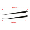 Windshield Wiper Arms Metal Pair Fits Toyota Hilux RN30 RN40 Pickup 1978-83 D09