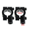 Motorcycle Black 22MM M8 Handlebar Mirror Mount Holder Clamp
