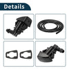 Jeep Windshield Washer Nozzle & Gasket, Fluid Hose (2011-2018)