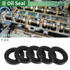 Oil Seal / 30x50x10mm / Seal Ring Rotary Shaft Seal NBR Rubber Black 5 Pcs