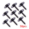 Various Makes & Models 50 x Body Screw Fender Bumper Fixing Clips 7mm