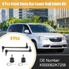 Dodge Grand Caravan 4 x Front Sway Bar Links & Lower Ball Joints