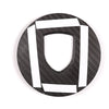 Real Carbon Fiber Steering Wheel Center Logo Trim Fits Porsche Macan 2015-2020
