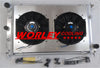Ford AU Falcon 5.0 V8 3ROW Aluminum Radiator + Shroud Fan (1998-2002)