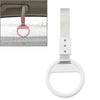 Silver & White Ring Train Bus Handle Strap Charm Tool - 1 PC
