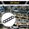 Make Model Oil Seal 28x47x7mm Black 5 x Seal Ring Rotary Shaft NBR Rubber