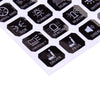 Car RV 6 / 8 Gang 240pc Light Lamp Switch Panel Labels