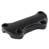 Harley Dyna Softail Sportster Black Smooth Handlebar Riser Top Clamp