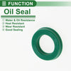 Oil Seal Rotary Shaft Seal TPU 14x22x4mm High Pressure Green 5 Pcs