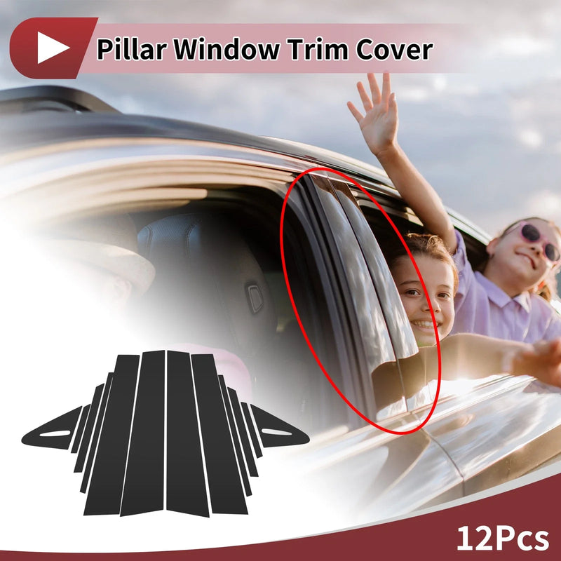 Toyota Corolla Hatchback 12 x Car Door Pillar Window Trim (2019-2024)