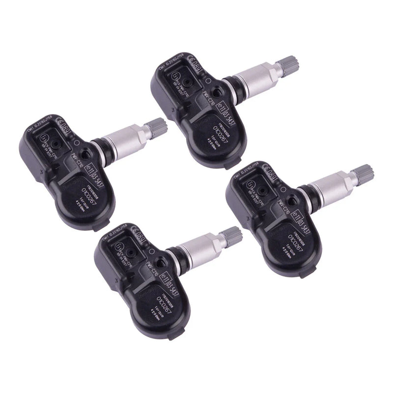 Toyota Auris Avensis RAV4 4 x TPMS Tire Pressure Sensors (2006-2023)