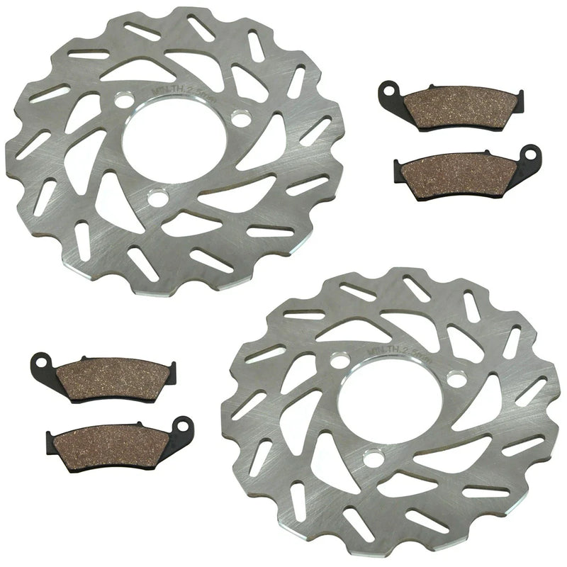Honda TRX450R / TRX450ER 2 x Wave Front Disc Rotors Pads (2009–2013)