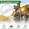Motorcycle 25mm Hand Grips Cover Handlebar End Grips TPU White