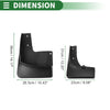 Mitsubishi Outlander Mud Flaps Splash Guards 1 Set (2003-2006)