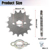 Honda 50cc 70cc 90cc 110cc 125cc 420 16T 17mm Front Sprocket