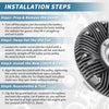 Dodge Ram 2500 I6 5.9L Turbo Engine Cooling Fan Clutch